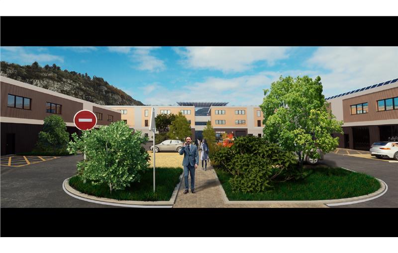 Entrepôt en vente de 2 936 m² à Chambéry - 73000 photo - 1