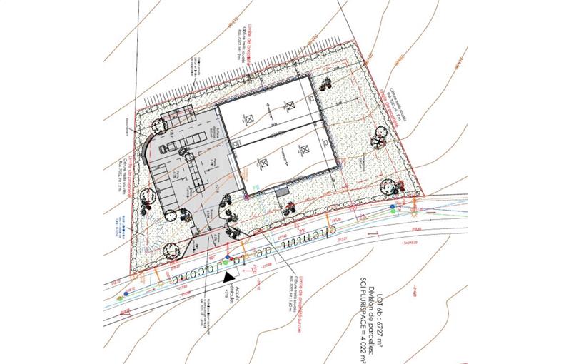 Entrepôt en vente de 1 117 m² à Chasse-sur-Rhône - 38670 plan - 1