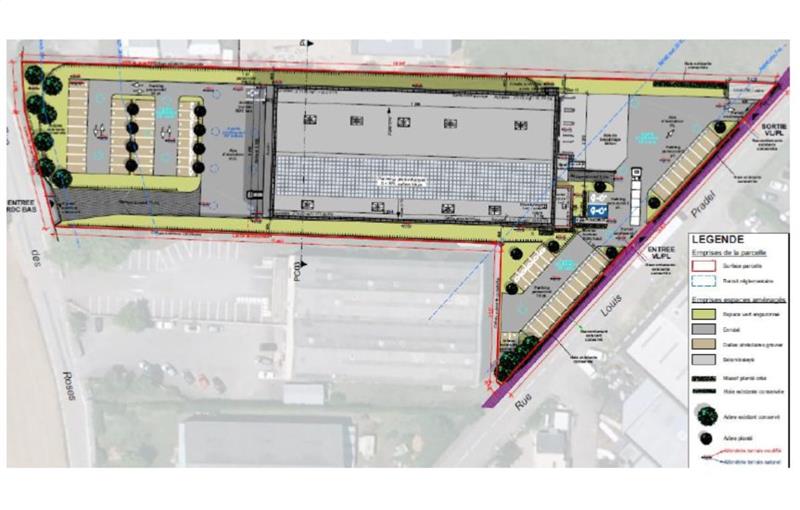 Vente d'entrepôt de 5 240 m² à Corbas - 69960 plan - 1