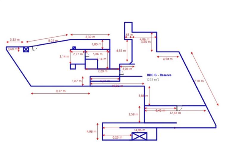 Vente d'entrepôt de 390 m² à Courbevoie - 92400 plan - 1