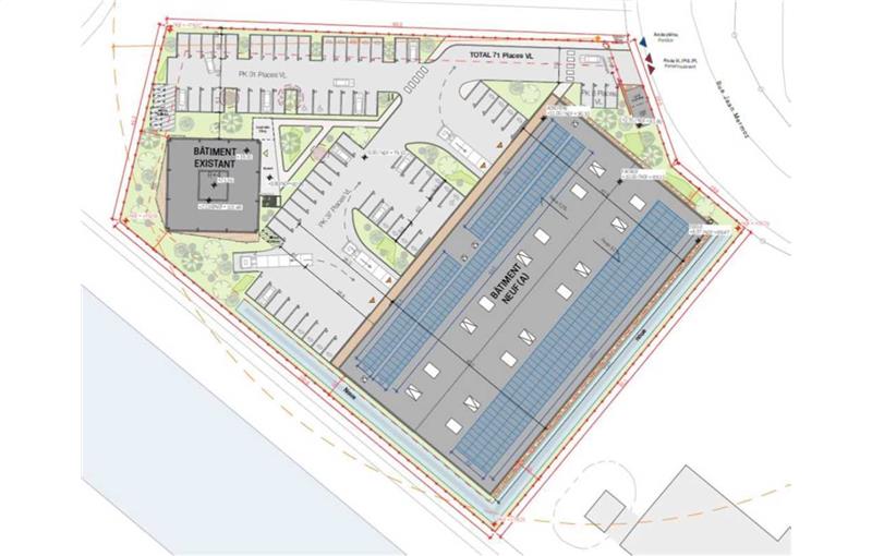 Entrepôt à acheter de 3 615 m² à Évry - 91000 plan - 1