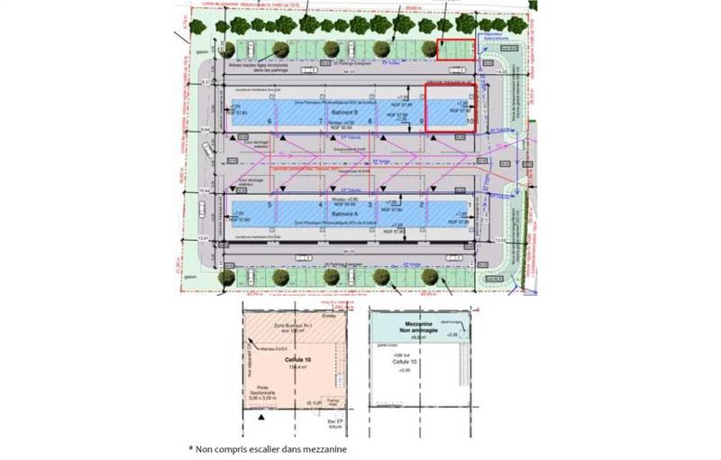 Entrepôt à acheter de 209 m² à Grandchamps-des-Fontaines - 44119 plan - 1