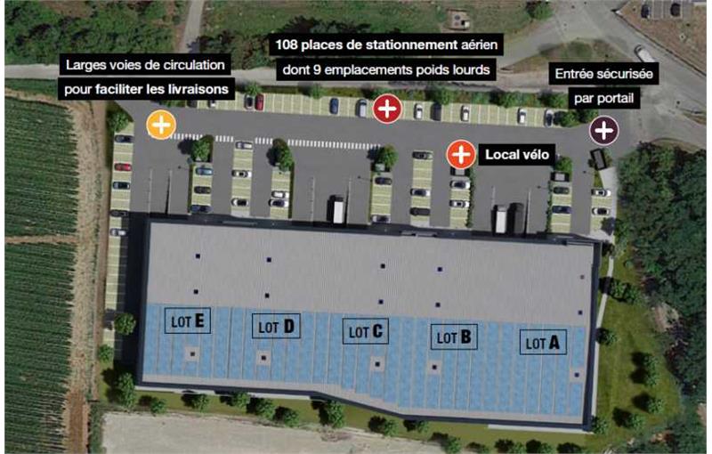 Entrepôt à acheter de 6 380 m² à Janneyrias - 38280 plan - 1