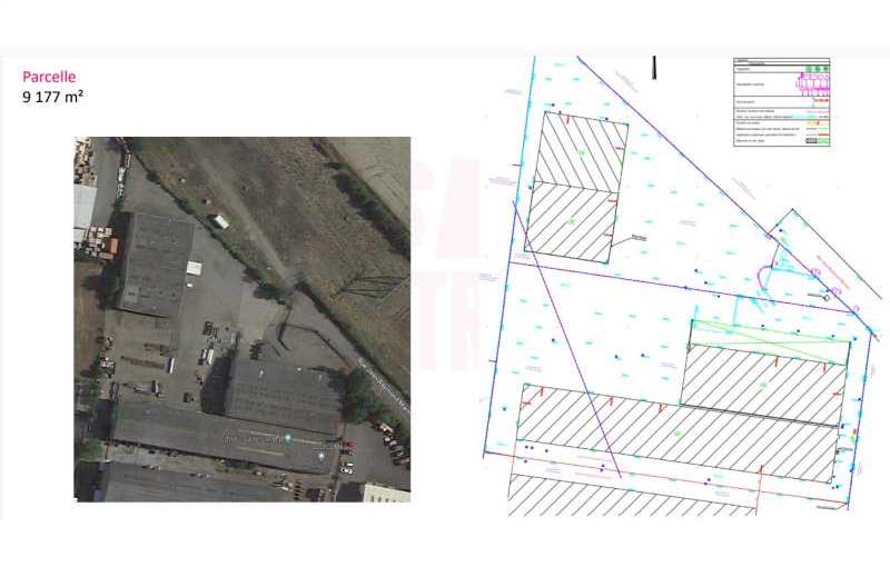 Entrepôt à acheter de 3 700 m² à Jonage - 69330 plan - 1