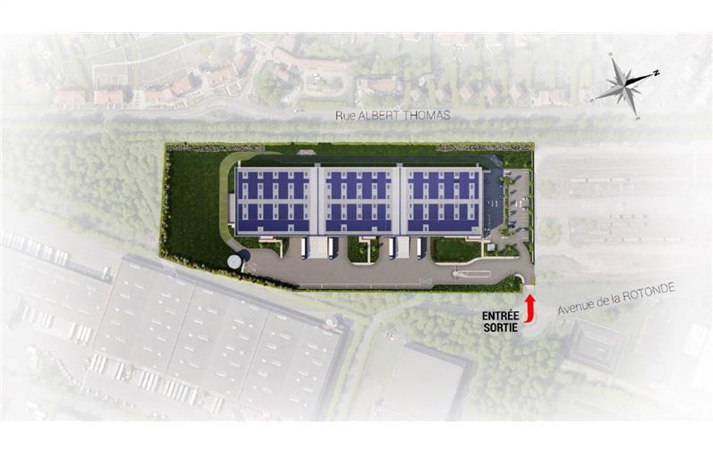 Entrepôt à vendre de 9 855 m² à Lomme - 59160 plan - 1