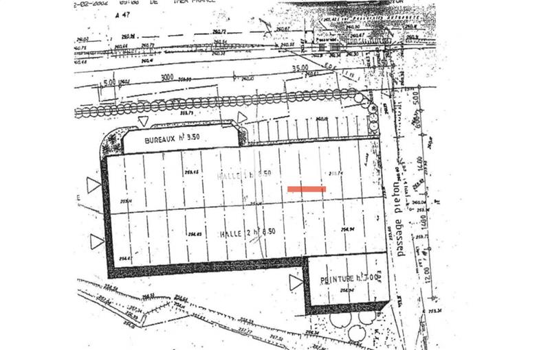 Entrepôt à vendre de 2 500 m² à Lorette - 42420 plan - 1