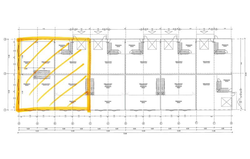 Entrepôt à acheter de 164 m² à Mazères - 33210 plan - 1