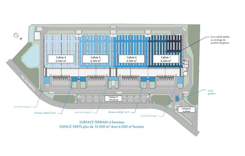 Entrepôt en vente de 26 811 m² à Mer - 41500 plan - 1