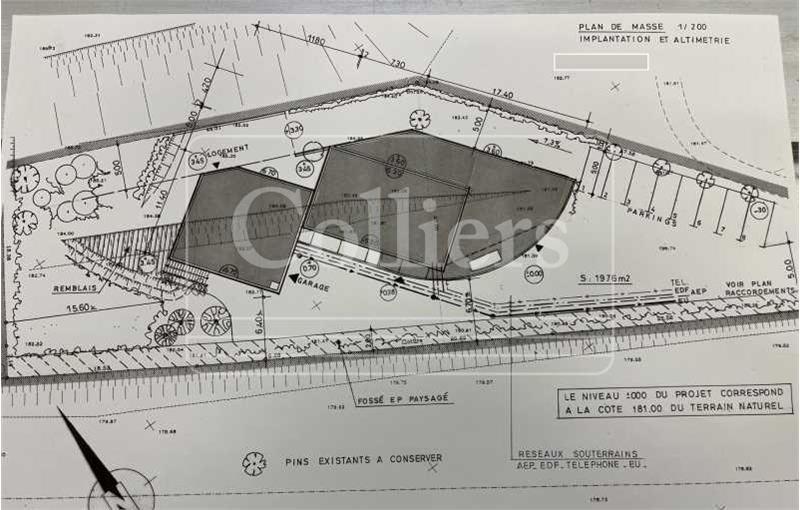 Entrepôt à vendre de 490 m² à Meyreuil - 13590 plan - 1