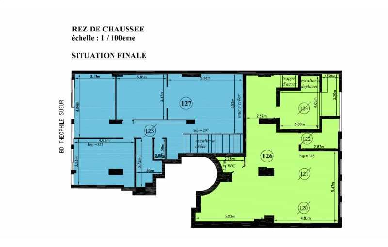 Vente d'entrepôt de 413 m² à Montreuil - 93100 plan - 1