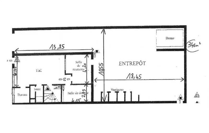 Entrepôt en vente de 404 m² à Neuilly-sur-Marne - 93330 plan - 1