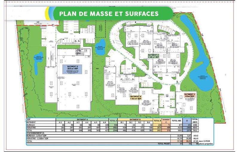 Entrepôt à vendre de 5 029 m² à Ollainville - 91340 plan - 1