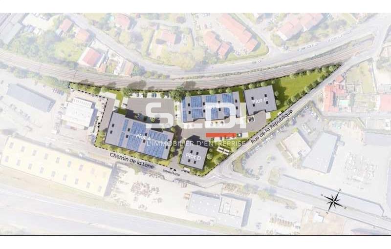 Vente d'entrepôt de 3 625 m² à Pierre-Bénite - 69310 plan - 1