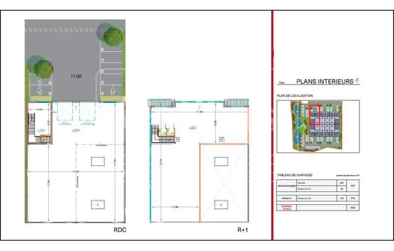 Vente d'entrepôt de 963 m² à Rousset - 13790 plan - 1