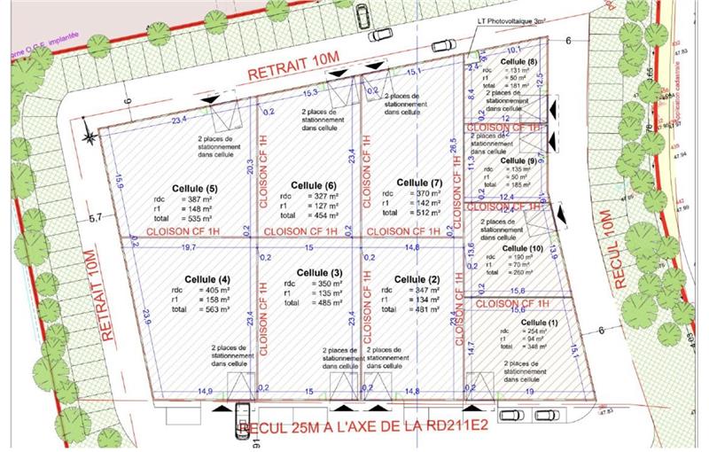 Vente d'entrepôt de 4 020 m² à Saint-Jean-d'Illac - 33127 plan - 1