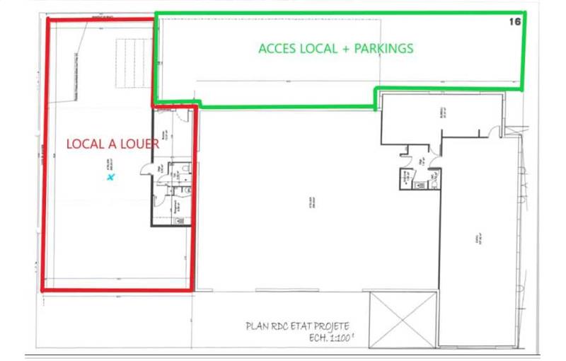 Vente d'entrepôt de 234 m² à Saint-Philbert-de-Grand-Lieu - 44310 plan - 1