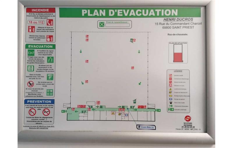 Entrepôt à acheter de 3 943 m² à Saint-Priest - 69800 plan - 1