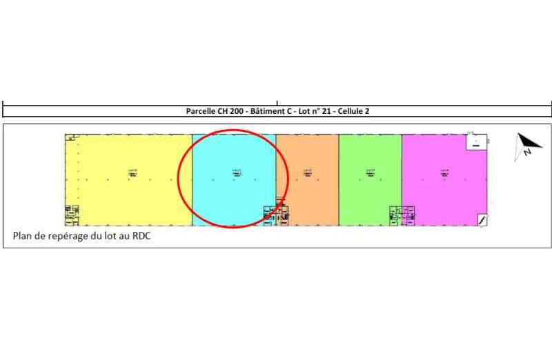 Achat d'entrepôt de 2 009 m² à Saint-Quentin-Fallavier - 38070 plan - 1