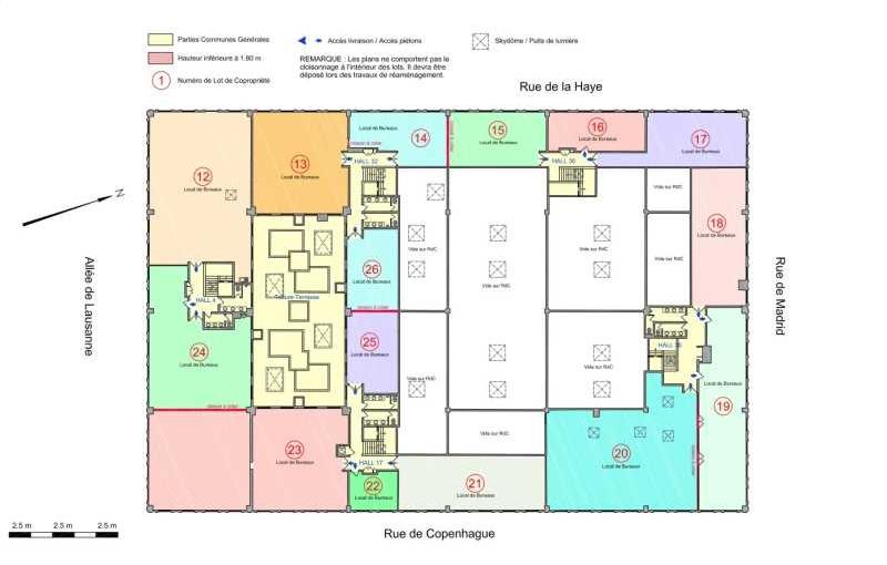 Entrepôt à vendre de 3 438 m² à Saint-Quentin-Fallavier - 38070 plan - 1