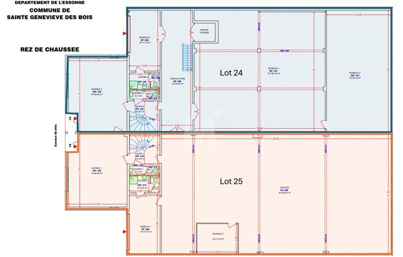 Vente d'entrepôt de 1 011 m² à Sainte-Geneviève-des-Bois - 91700 plan - 1