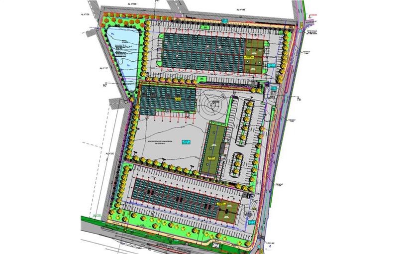 Entrepôt à acheter de 2 718 m² à Salleboeuf - 33370 plan - 1