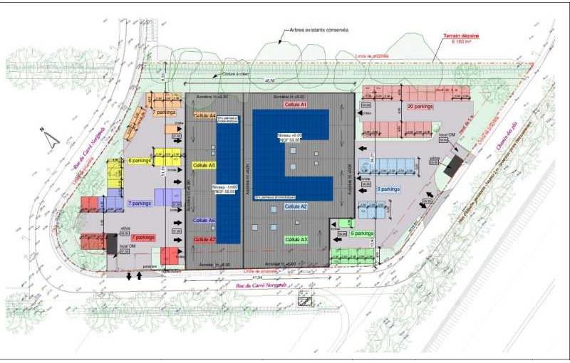 Vente d'entrepôt de 626 m² à Sautron - 44880 plan - 1