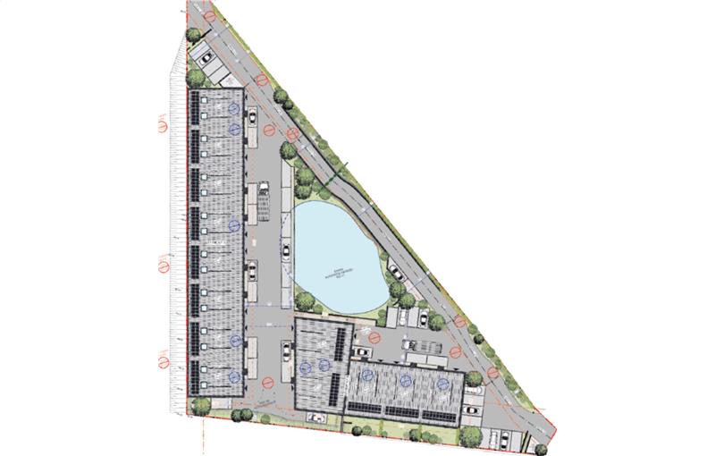 Entrepôt en vente de 2 395 m² à Taluyers - 69440 plan - 1