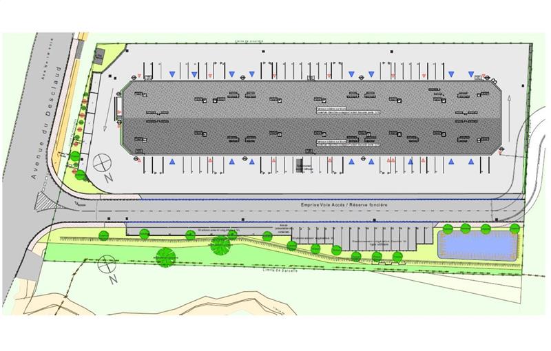 Vente d'entrepôt de 2 207 m² à Tresses - 33370 plan - 1