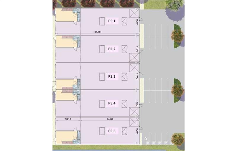 Vente d'entrepôt de 4 930 m² à Villebon-sur-Yvette - 91140 plan - 1