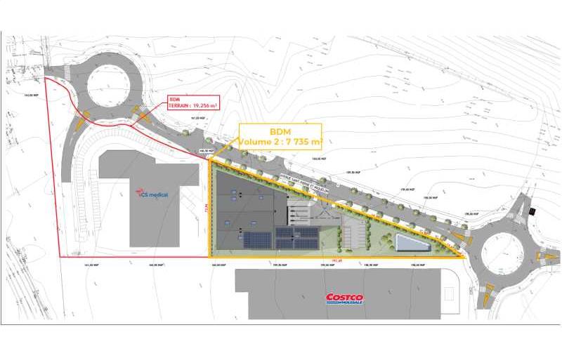 Entrepôt à vendre de 3 233 m² à Villebon-sur-Yvette - 91140 plan - 1