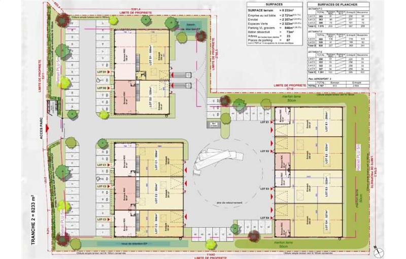 Entrepôt à acheter de 2 860 m² à Villefranche-sur-Saône - 69400 plan - 1