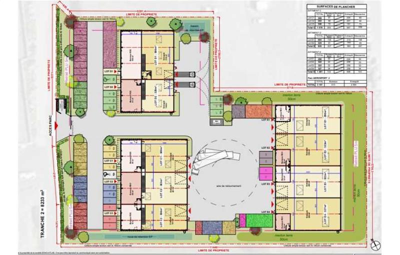 Entrepôt à acheter de 2 860 m² à Villefranche-sur-Saône - 69400 plan - 1