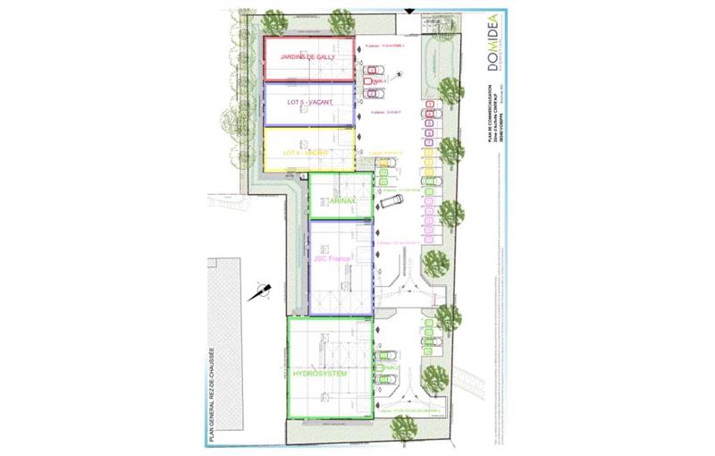 Vente d'entrepôt de 2 191 m² à Voreppe - 38340 plan - 1