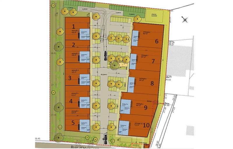 Vente d'entrepôt de 7 193 m² à Willems - 59780 plan - 1