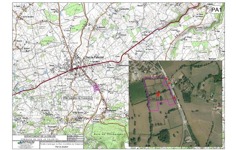 Vente de terrain de 8 300 m² à Dun-le-Palestel - 23800 photo - 1