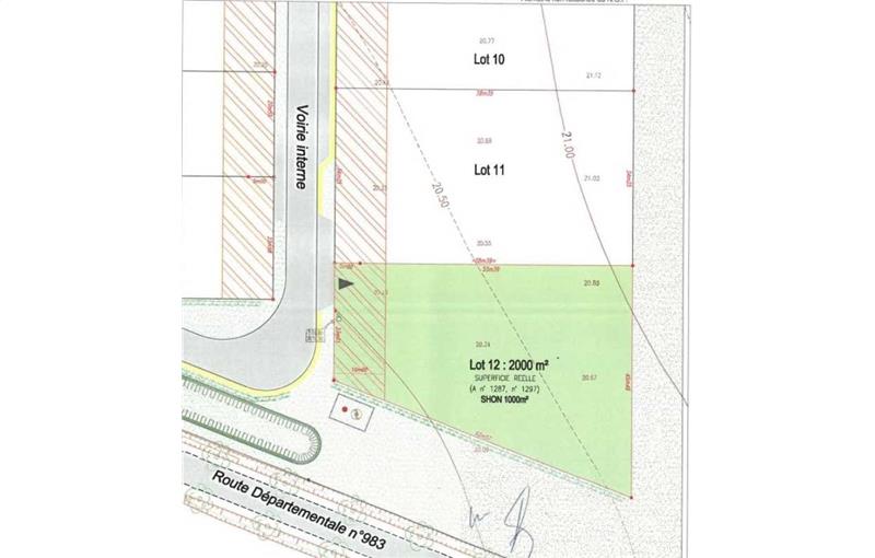 Terrain en vente de 3 200 m² à Faverolles - 28210 plan - 1