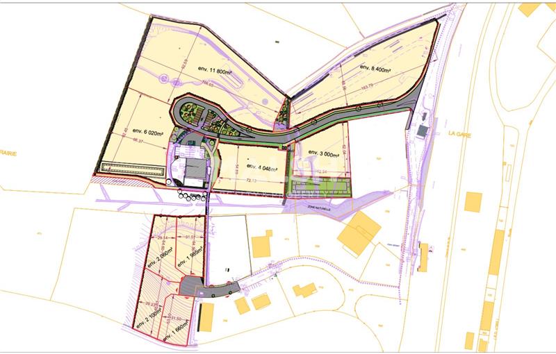 Terrain en vente de 41 073 m² à La Clayette - 71800 plan - 1