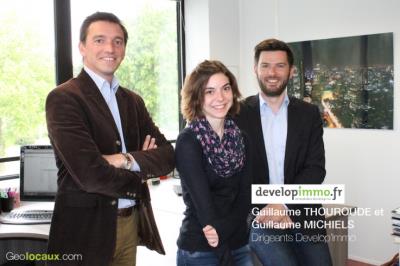 Interview de Guillaume Thouroude et Guillaume Michiels : Dirigeants Develop’immo